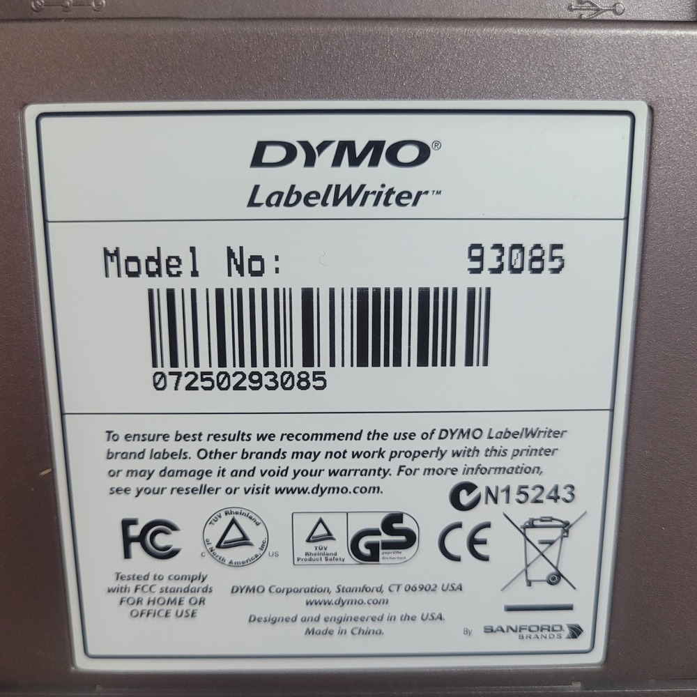 Dymo LabelWriter Twin Turbo 93085 Thermal Label Printer Dual Roll with Cord - Picture 4 of 16